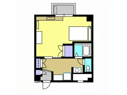 アルファコンフォート高松(1K/5階)の間取り写真