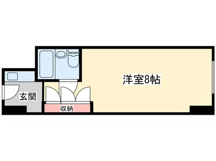 ステュディオ新大阪(ワンルーム/7階)の間取り写真