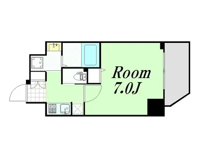 ファーストステージ京町堀レジデンス(1K/9階)の間取り写真