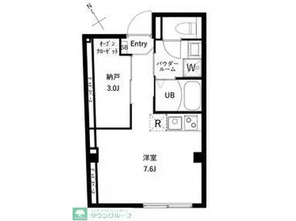 アムレア荻窪(1LDK/5階)の間取り写真