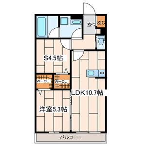 さくら十番館(1SLDK/1階)の間取り写真