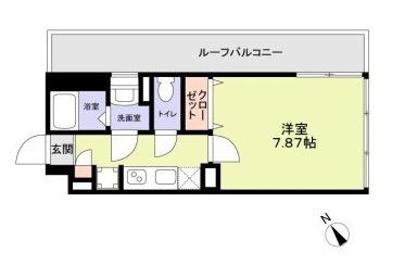 THE RESIDENCE ICHIGAYADAIMACHI(1K/4階)の間取り写真