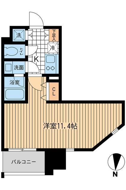 KDXレジデンス大山(1K/5階)の間取り写真