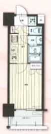 NO.105 SERIOUS CROSS STREET(1K/8階)の間取り写真