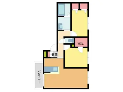 シーズンズ仁川(2LDK/1階)の間取り写真