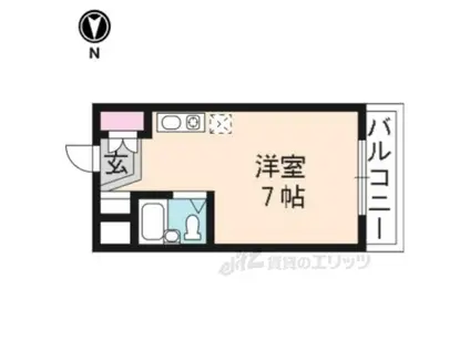 ネオレジデンス(ワンルーム/4階)の間取り写真