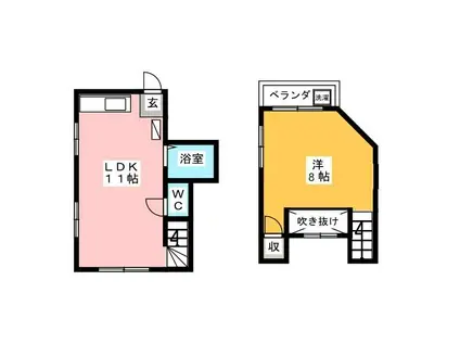アシスト岐阜マンション(1LDK/7階)の間取り写真