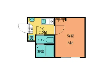 RIMOA金沢文庫(1K/3階)の間取り写真