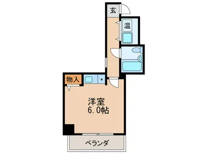 メゾンイマイ(ワンルーム/4階)の間取り写真