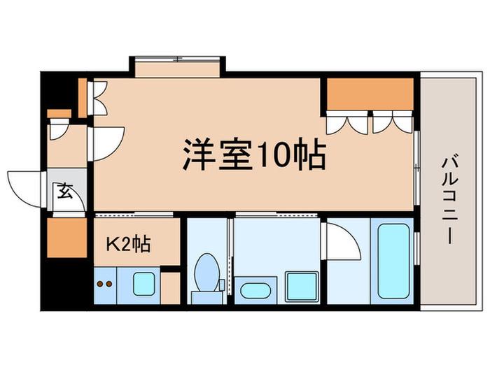リリエンベルグ目白壱番館(1K/4階)の間取り写真