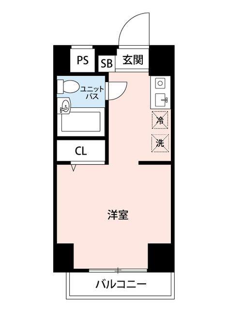 マイナビSTAYパレス東中野(ワンルーム/6階)の間取り写真
