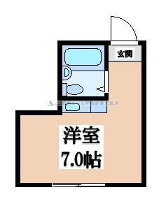 小阪CTハウス(ワンルーム/5階)の間取り写真