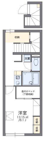 レオパレスセードル2(1K/2階)の間取り写真