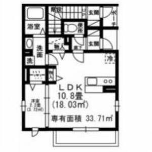 セフィーロ山王(1LDK/1階)の間取り写真