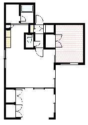 JOLLY HOUSE(2LDK/2階)の間取り写真
