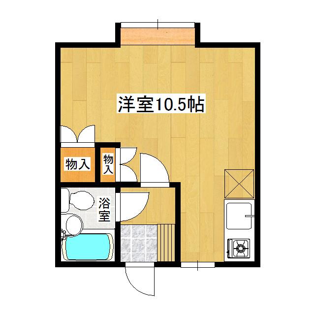 MINTハウス(ワンルーム/2階)の間取り写真