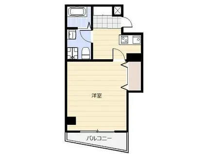 コートロングヒル(1K/1階)の間取り写真