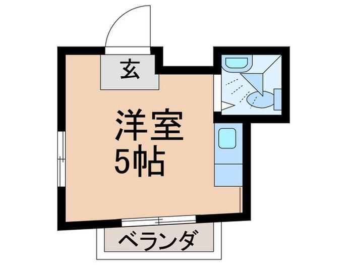 レジデンスネモト(ワンルーム/4階)の間取り写真