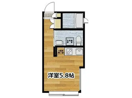 FARE代田(ワンルーム/2階)の間取り写真