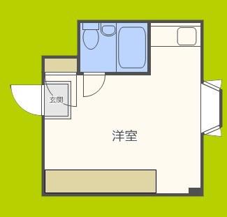 コスモハウス瑞光(ワンルーム/3階)の間取り写真