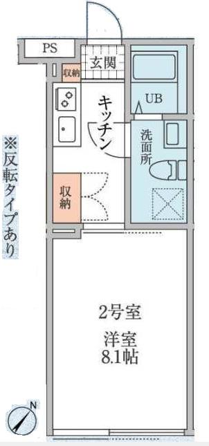 ユーレジデンス恵比寿 旧OAK SQUARE EBISU(1K/3階)の間取り写真