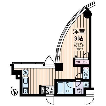 プリマヴェーラ問屋町(ワンルーム/7階)の間取り写真
