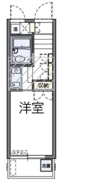 REVANCE HIGASHIURAWA(1K/2階)の間取り写真