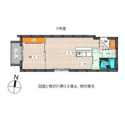 CITYPREMIERE発寒(1LDK/1階)の間取り写真
