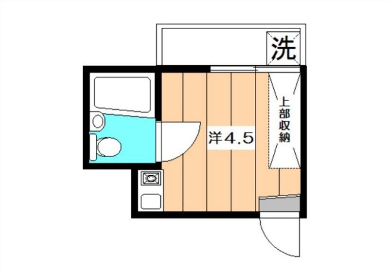 メゾンドプティエールP-II(ワンルーム/2階)の間取り写真