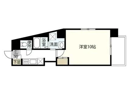 セラム白島九軒町(1K/7階)の間取り写真