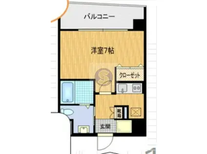 WILLDO九条南(1K/6階)の間取り写真