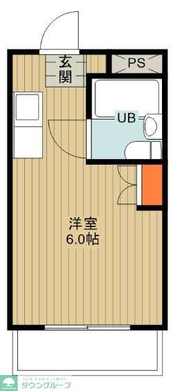 第3エコーマンション(1K/3階)の間取り写真