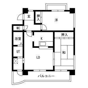 ル・レーブ貴船(2LDK/3階)の間取り写真