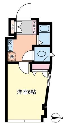 エイビル(1K/3階)の間取り写真