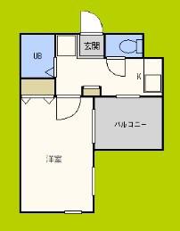 Mプラザ長堀弐番館(1K/8階)の間取り写真