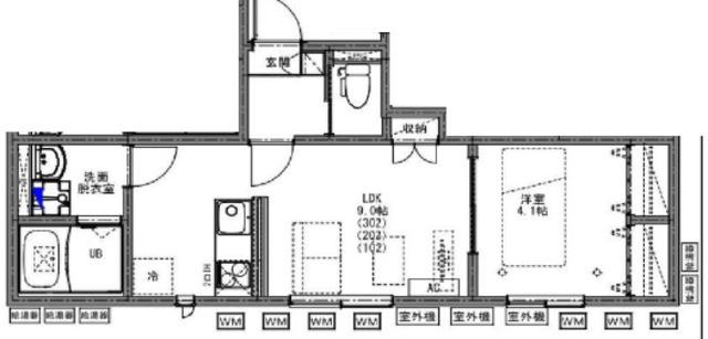 KEIAI RESIDENCE 淵野辺III(1LDK/3階)の間取り写真