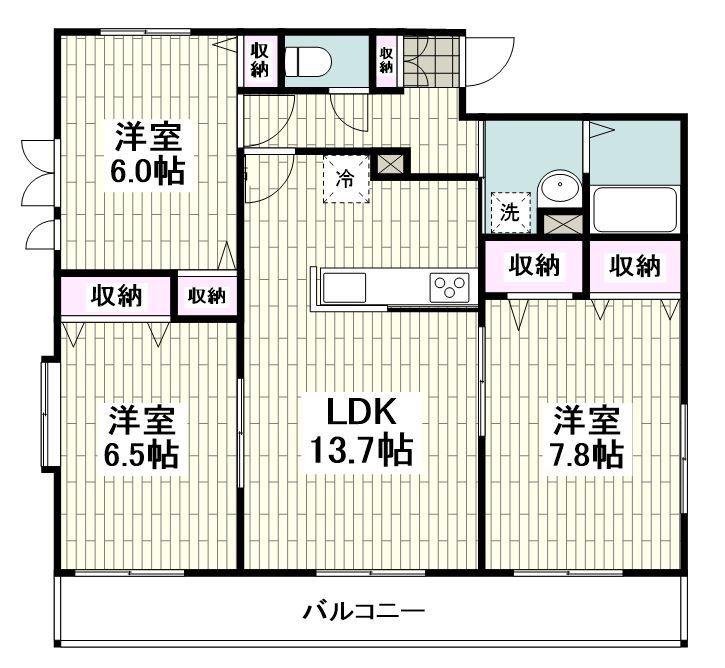 ソフィア鎌倉(3LDK/3階)の間取り写真