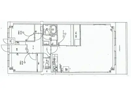 緑地公園プライムハイツ(2SLDK/2階)の間取り写真