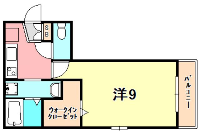 ADO MAISON(1K/1階)の間取り写真