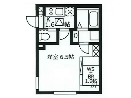 MYひまわり(1K/2階)の間取り写真