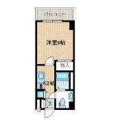 パークフロント(1K/3階)の間取り写真