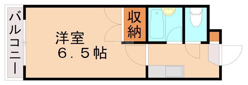 プレアール鷹の巣 II(1K/3階)の間取り写真