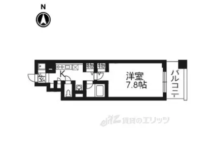 NEXUS伊香(1K/3階)の間取り写真