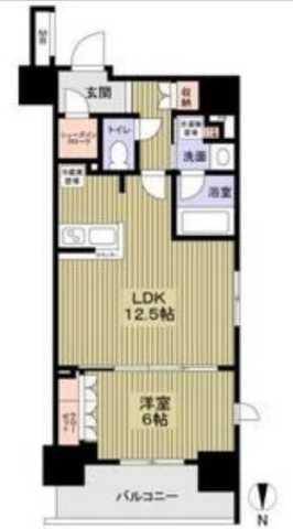 パレステージ大島(1LDK/10階)の間取り写真
