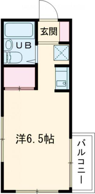 ダイドーメゾン垂水(ワンルーム/2階)の間取り写真