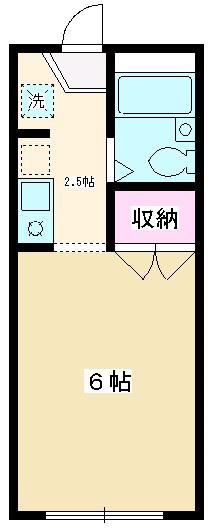 アーバンコート(1K/1階)の間取り写真