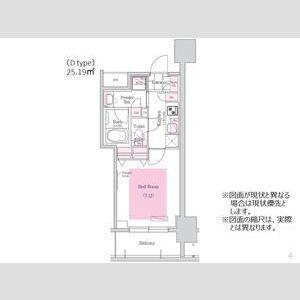 アーバネックス本町(1K/5階)の間取り写真