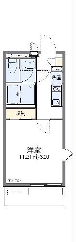 レオネクスト藤仁並木(1K/3階)の間取り写真