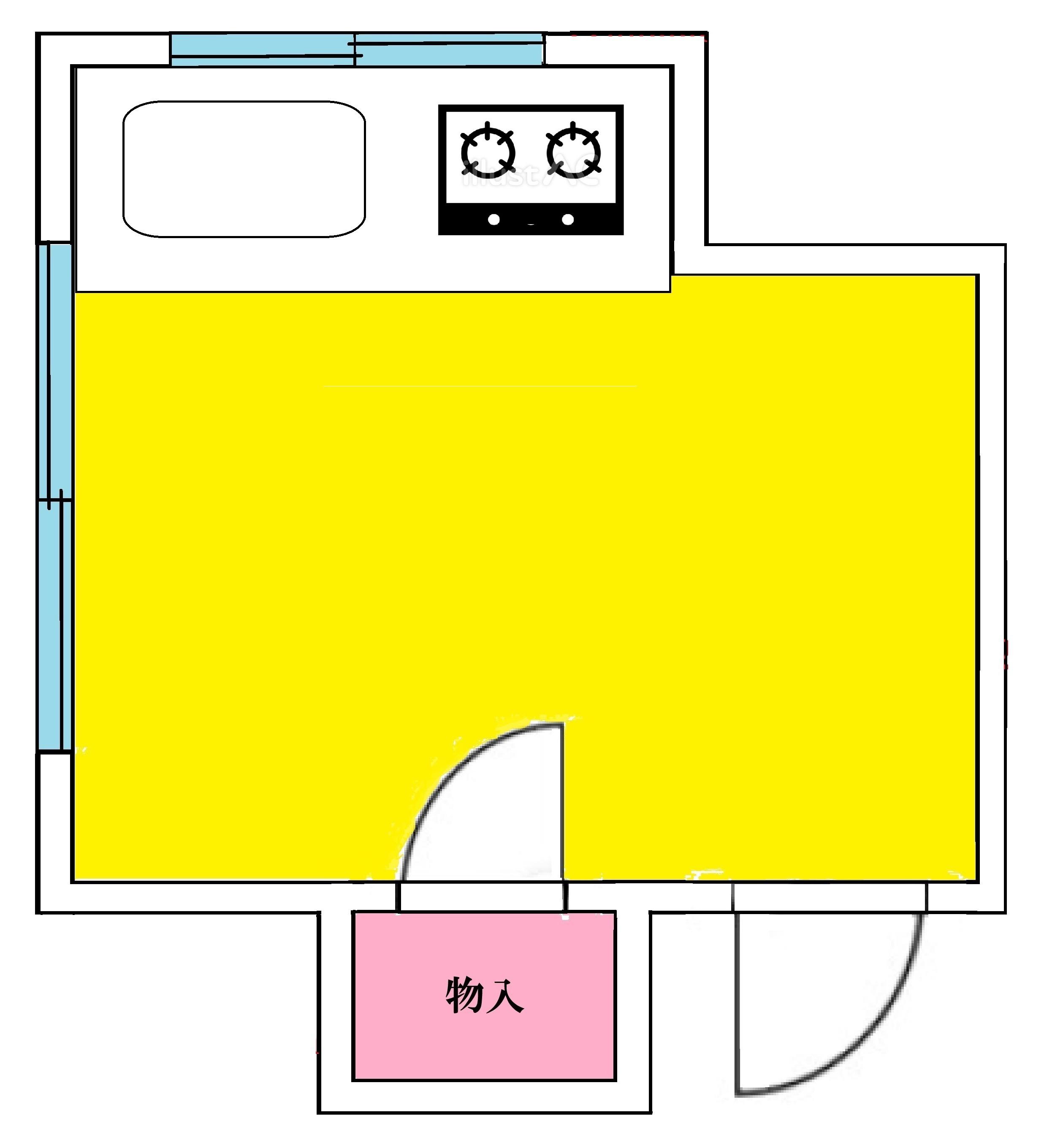 アクトハウス成増(ワンルーム/1階)の間取り写真