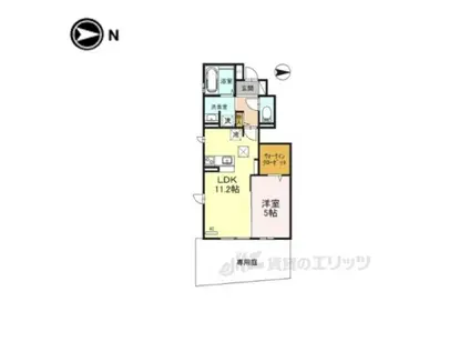 コージーコート T.Ⅰ(1LDK/1階)の間取り写真